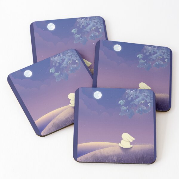Item preview, Cute Bunny Full Moon Night Sky designed and sold by Rehnair.