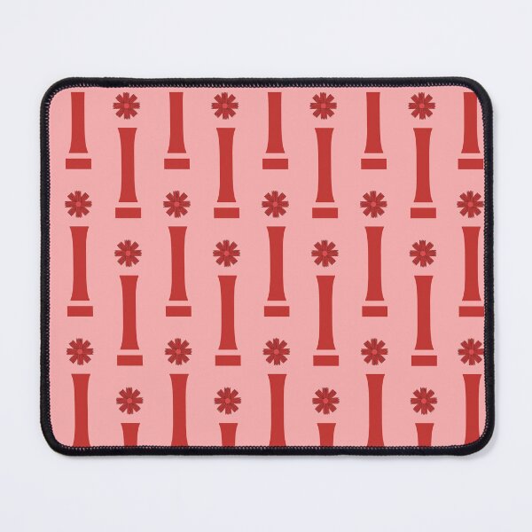 Item preview, Minimalist Terracotta Orange Geometric Floral Pattern designed and sold by Rehnair.