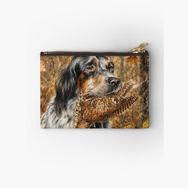 Item preview, English Setter with Woodcock – Autumn Retrieve designed and sold by TammyHunterArt.