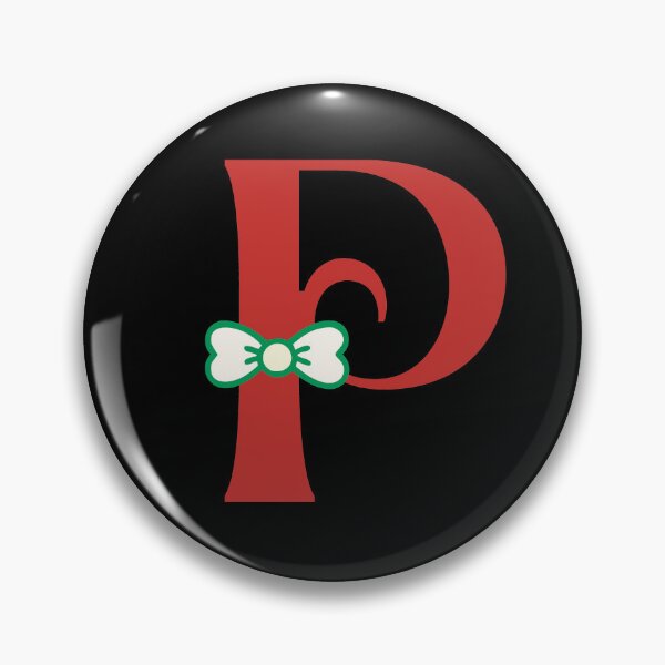Item preview, Letter P Monogram with Cute Green Bow designed and sold by Rehnair.