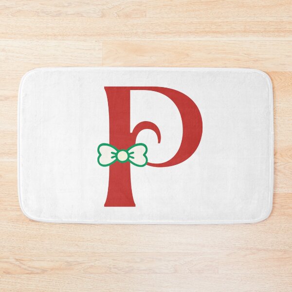 Item preview, Letter P Monogram with Cute Green Bow designed and sold by Rehnair.