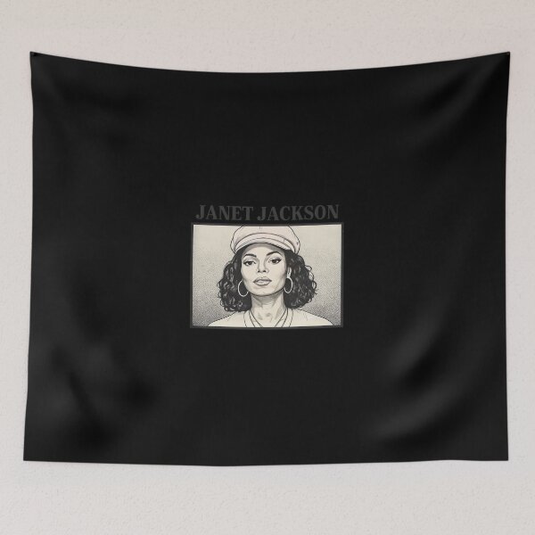 Item preview, Janet Jackson 80s Vintage Faded Style Design #1100 designed and sold by dan-ell.