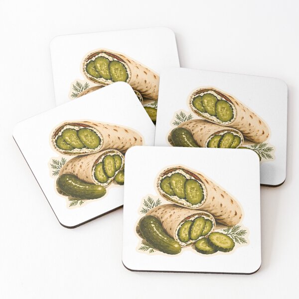 Item preview, Pickle Wraps Watercolor designed and sold by ChemicalXShop.