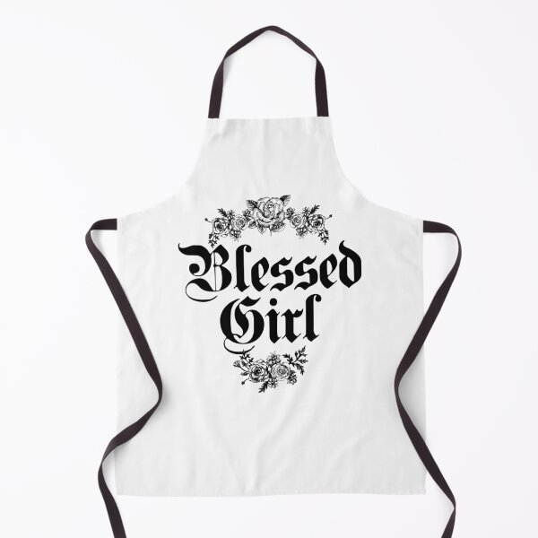 Item preview, Blessed Girl Vintage Gothic Floral Typography designed and sold by The secret storage room.