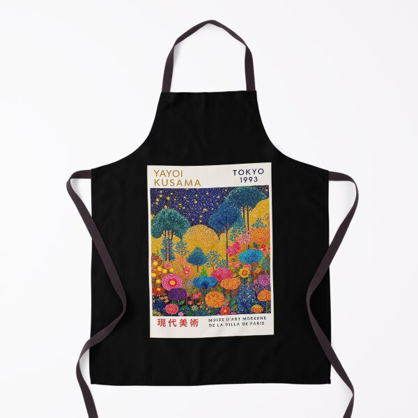Item preview, Inspired by Yayoi Kusama 1993 Tokyo Poster, Colorful Dot Art Flower Forest Print, Musee d'Art Moderne Wall Decor designed and sold by MorningJoco.