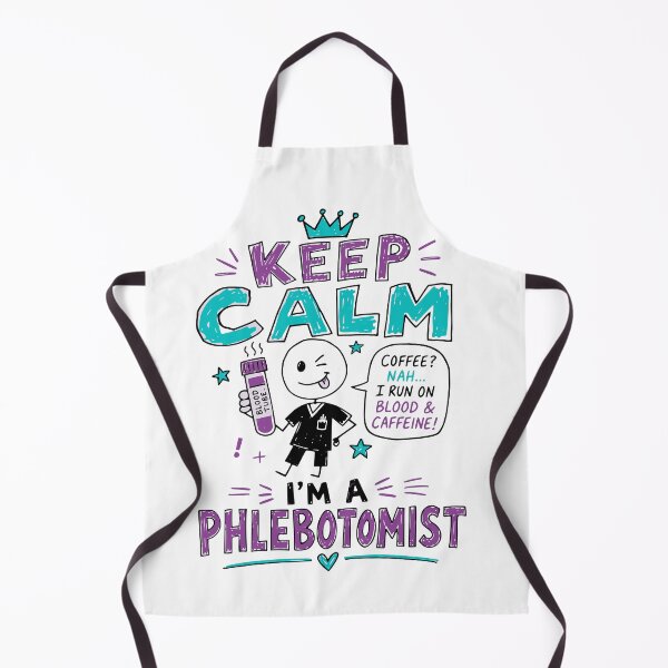Item preview, Keep Calm I'm a Phlebotomist Funny Blood Draw Shirt Phlebotomy Tech Gift designed and sold by Popstudio85.