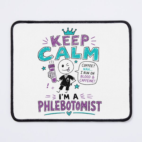 Item preview, Keep Calm I'm a Phlebotomist Funny Blood Draw Shirt Phlebotomy Tech Gift designed and sold by Popstudio85.
