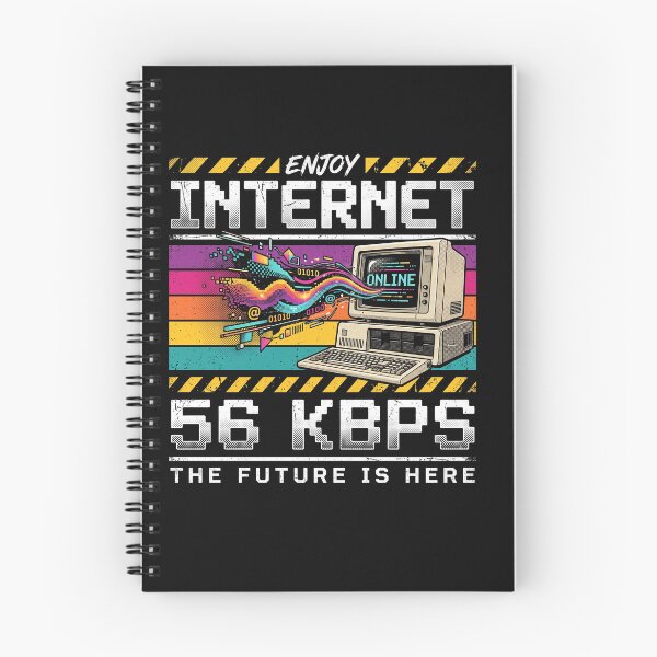 Item preview, Enjoy Internet 56 KBPS Retro 90s Vaporwave Computer Tech designed and sold by AdyKurniawan.
