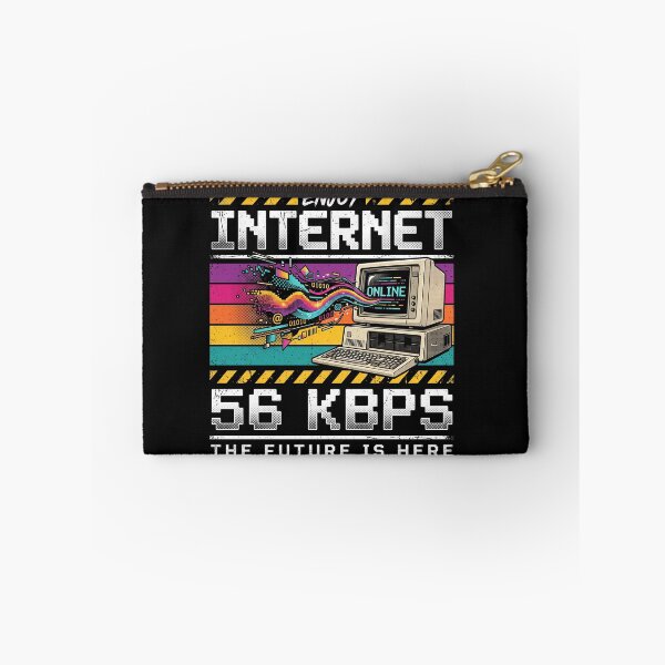 Item preview, Enjoy Internet 56 KBPS Retro 90s Vaporwave Computer Tech designed and sold by AdyKurniawan.