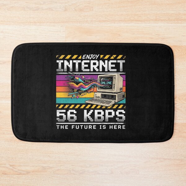 Item preview, Enjoy Internet 56 KBPS Retro 90s Vaporwave Computer Tech designed and sold by AdyKurniawan.
