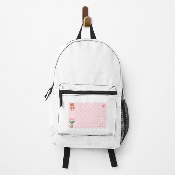Item preview, Cute Teddy Bear Pink Stationery Frame Coquette Aesthetic designed and sold by Rehnair.