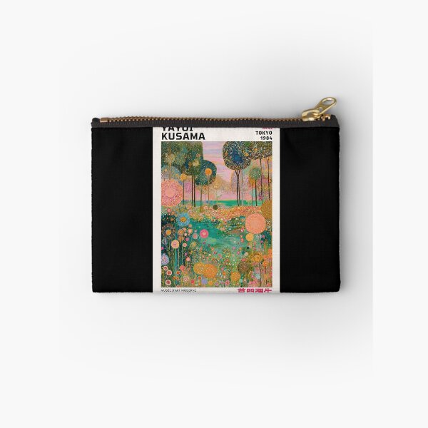 Item preview, Inspired by Yayoi Kusama Tokyo 1984 Poster, Colorful Dot Art Landscape Print, Musee d'Art Moderne Wall Decor designed and sold by HappyGrandmaUB.
