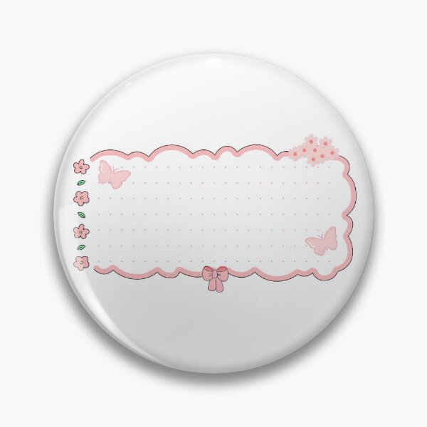 Item preview, Cute Pink Scalloped Banner Frame Coquette Aesthetic designed and sold by Rehnair.