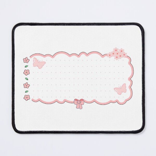 Item preview, Cute Pink Scalloped Banner Frame Coquette Aesthetic designed and sold by Rehnair.