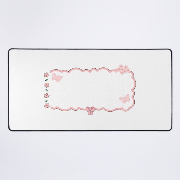 Item preview, Cute Pink Scalloped Banner Frame Coquette Aesthetic designed and sold by Rehnair.