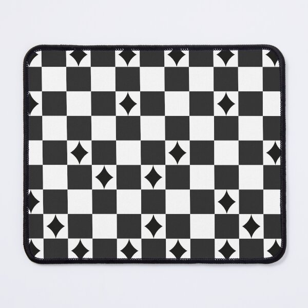Item preview, Arcane Stars Check Print 1 - Black and White designed and sold by Daniel Bevis Design.
