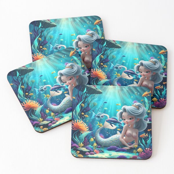 Item preview, Nerina – The Gentle Mermaid of Coral Dreams.  designed and sold by nicky2342.