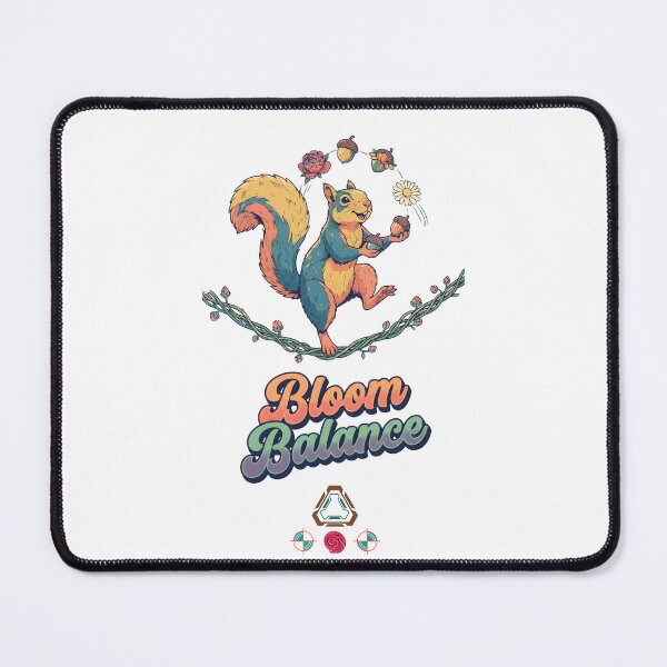 Item preview, Bloom Balance Squirrel  designed and sold by m-yoga-store.