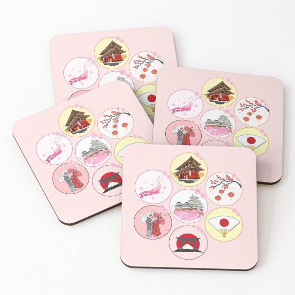 Item preview, Traditional Japanese Culture Sticker Pack Cherry Blossom designed and sold by Rehnair.