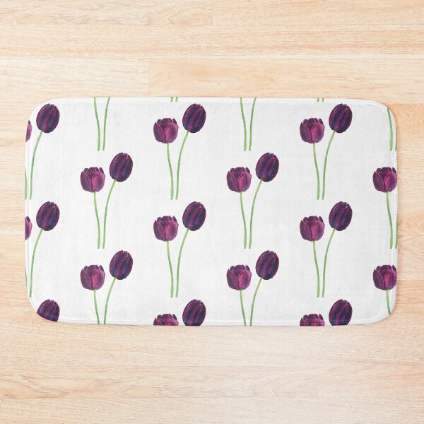 Item preview, Two Purple Tulips Watercolor designed and sold by PontiaGudam.