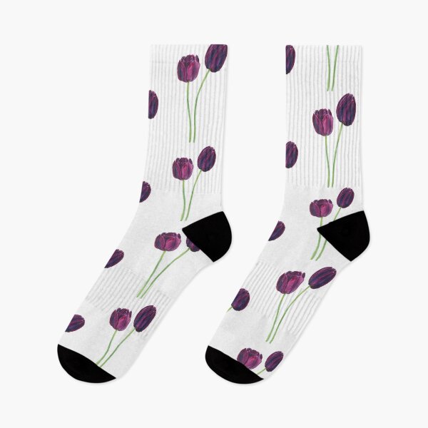 Artikelvorschau, Zwei lila Tulpen (Aquarell) entworfen und verkauft von PontiaGudam.