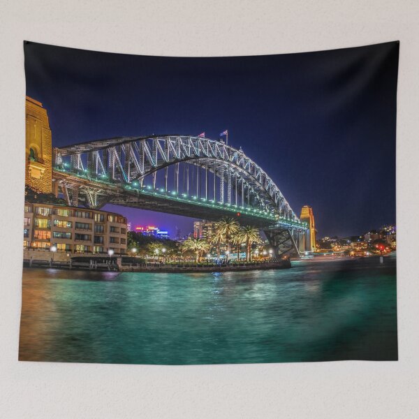 Item preview, Sydney Harbor Bridge at Night designed and sold by Ray's Photos & Art.