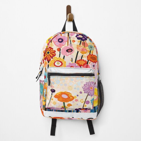 Item preview, Inspired by Yayoi Kusama Flower Field Poster, Colorful Japan 1972 Dot Art Print, Modern Japanese Wall Decor designed and sold by scrambledpeg.