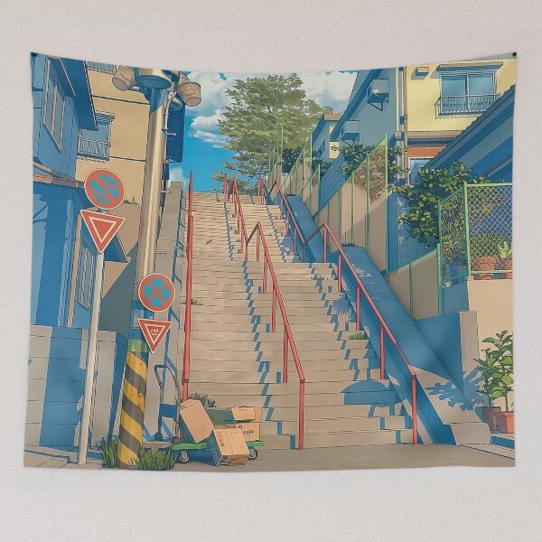 Item preview, Anime Scenery Beautiful Landscape Design designed and sold by mazyoy.