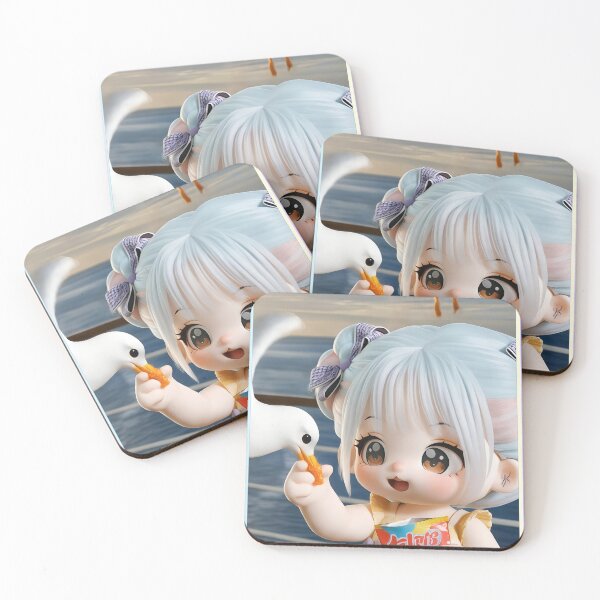 Item preview, Pastel Doll Summer Cruise - Feeding Seagulls Art designed and sold by Nicole_83.