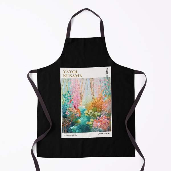 Item preview, Inspired by Yayoi Kusama Tokyo 1984 Poster, Colorful Dot Art Landscape Print, Musee d'Art Moderne Wall Decor designed and sold by MorningJoco.