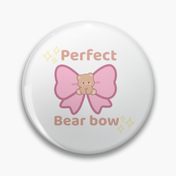 Item preview, Perfect Bear Bow Cute Aesthetic Whimsical Pastel Sticker designed and sold by Rehnair.