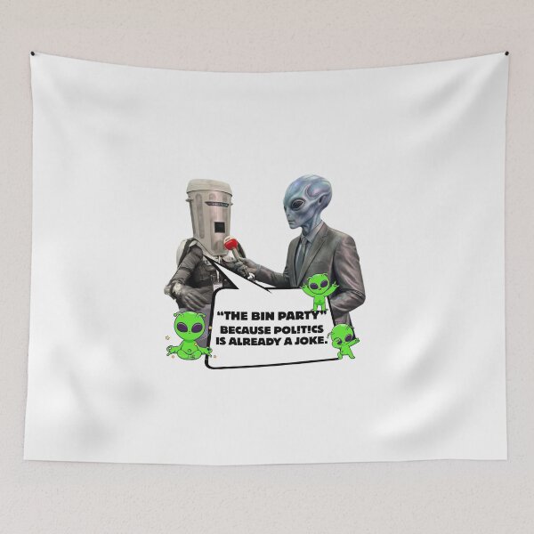Item preview, The Bin Party Vote Count Binface | Funny Satire Design designed and sold by Palette & Hue.