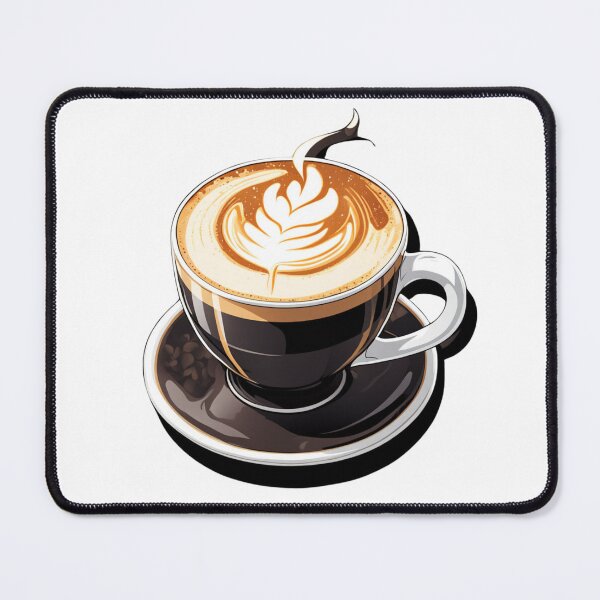 Item preview, Latte with Beautiful Foam Art designed and sold by kecilrawit.