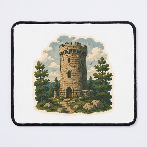 Item preview, Point Ann Tower Watercolor designed and sold by ChemicalXShop.