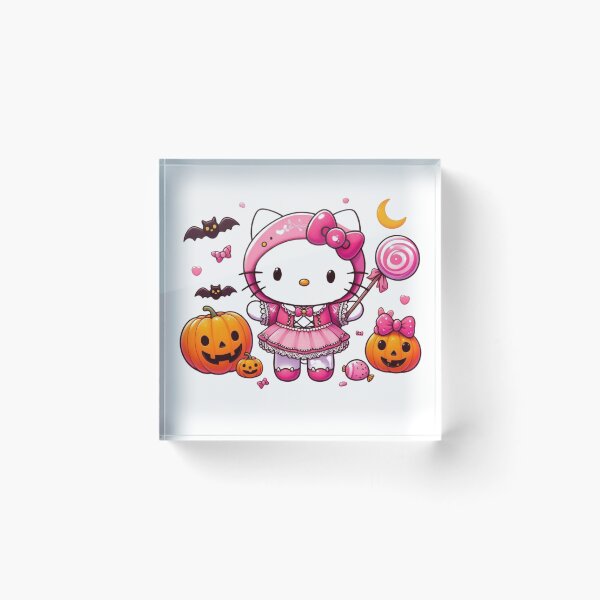 Item preview, Hello Kitty Witch Pink Halloween Kawaii Spooky Aesthetic designed and sold by rfd2.