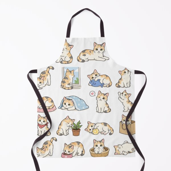 Item preview, Cute Calico Cat Activities Sticker Pack Sheet designed and sold by Rehnair.