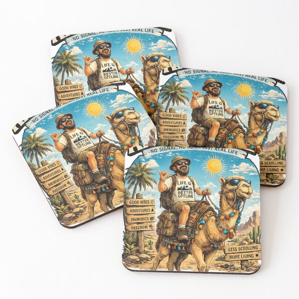 Item preview, Analog Life Camel Adventure Vintage T-Shirt designed and sold by JMDG Studio.