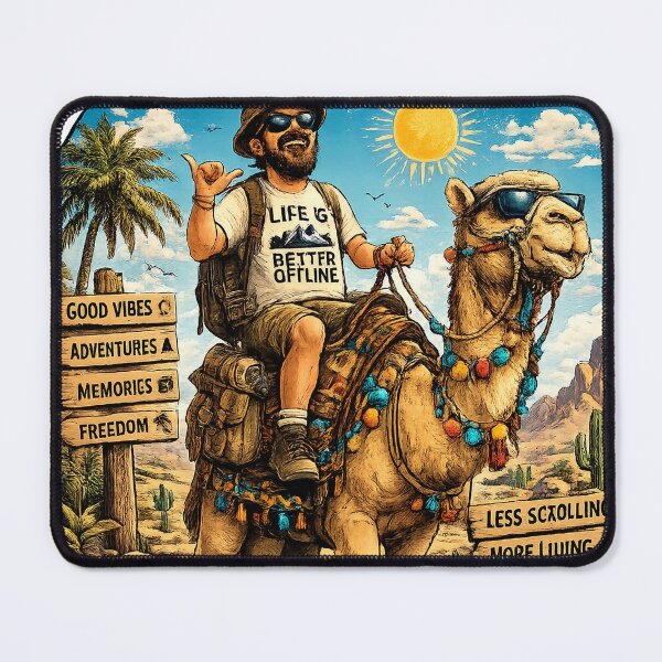 Item preview, Analog Life Camel Adventure Vintage T-Shirt designed and sold by JMDG Studio.