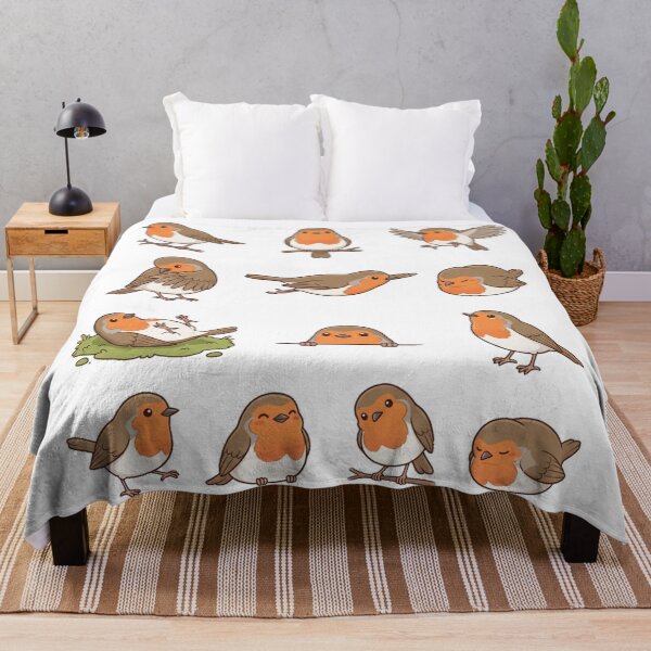 Item preview, Cute European Robin Bird Activities Sticker Pack Sheet designed and sold by Rehnair.