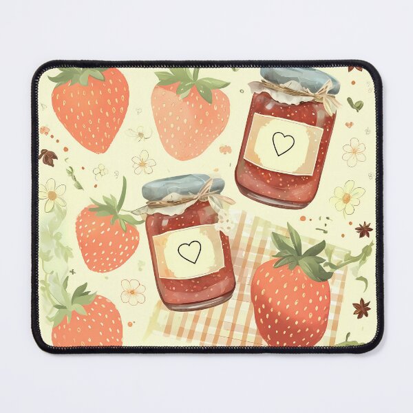Item preview, Cozy Cottagecore Strawberry Jam Watercolor - Cute Picnic Graphic designed and sold by UniqueDesign751.
