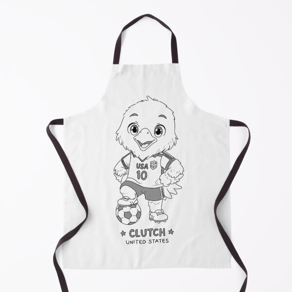 Item preview, Black and White Cute Football Mascot Sketch designed and sold by FennyWijayaMomo.