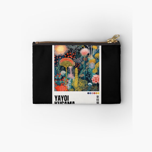 Item preview, Inspired by Yayoi Kusama Coral Poster, Colorful Sango Dot Art Print, Tokyo Japanese Modern Wall Decor designed and sold by scrambledpeg.
