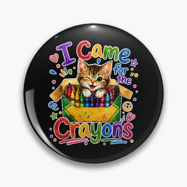 Item preview, I Came For The Crayons Kids, Colorful Crayon Box School Art designed and sold by RafaelScherer.