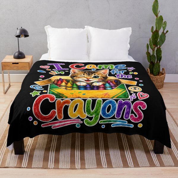 Item preview, I Came For The Crayons Kids, Colorful Crayon Box School Art designed and sold by RafaelScherer.