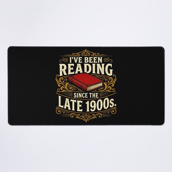 Item preview, I've Been Reading Since the Late 1900s, Book Lover, Funny Retro Reader Gift for Bookworm designed and sold by RafaelScherer.