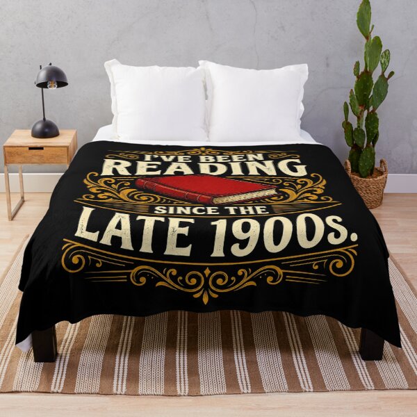 Item preview, I've Been Reading Since the Late 1900s, Book Lover, Funny Retro Reader Gift for Bookworm designed and sold by RafaelScherer.