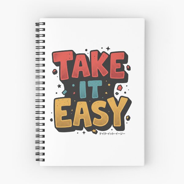 Item preview, Take It Easy Retro Pop Art Typography Vintage Vibe designed and sold by AdyKurniawan.