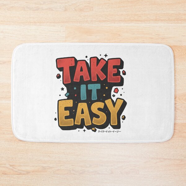 Item preview, Take It Easy Retro Pop Art Typography Vintage Vibe designed and sold by AdyKurniawan.