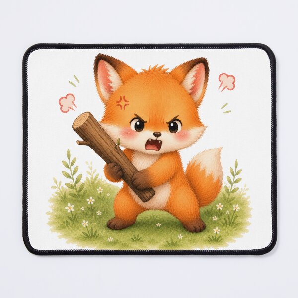 Item preview, Cute Angry Fox |? Angry designed and sold by Snikdha.
