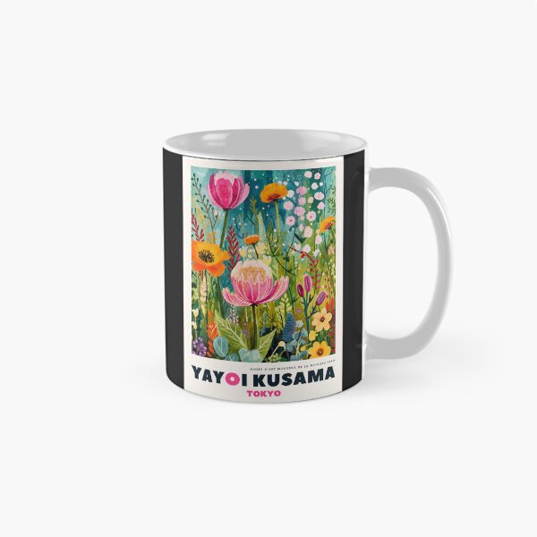 Item preview, Inspired by Yayoi Kusama Tokyo Flower Garden Poster, Colorful Botanical Art Print, Musee d'Art Moderne Wall Decor designed and sold by MorningJoco.